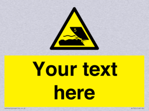 Custom Warning submerged objects in watercraft areas